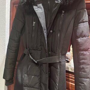 Michael Kors Women's Elegant Black Puffer Jacket